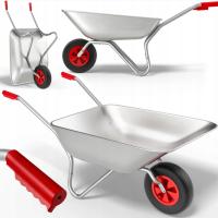 САДОВАЯ ТАЧКА ЛЕГКАЯ ОЦИНКОВАННАЯ САДОВАЯ ТРАНСПОРТНАЯ ТЕЛЕЖКА 120 Л / 80 Л