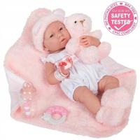 Lalka hiszpańska jak żywa - dziewczynka - cała winylowa - Berenguer 18061