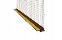 Гайка 1.5 m 3mm APU сетки окна PVC расширяя темно-коричневая