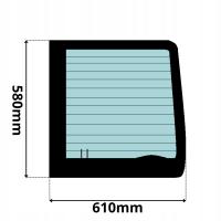 SZYBA TYLNA DRZWI FORD TOURNEO TRANSIT CONNECT -P (0347)