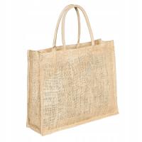 TORBA JUTOWA EKOLOGICZNA NA ZAKUPY PREZENT DUŻA