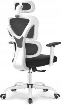USZKODZONY NIE ZESTAW Krzesło biurowe KERDOM KD9070, białe