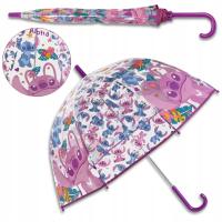 Disney Stitch Andzia Transparentna parasolka AUTOMATYCZNA składana, Parasol