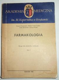 FARMAKOLOGIA Ryszard Gryglewski