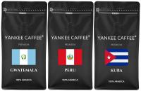 Кофе в зернах свежеобжаренный набор 3x1 кг Из разных стран Yankee Caffee