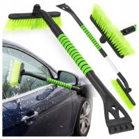 SZCZOTKA SKROBACZKA SAMOCHODOWA ZMIOTKA TELESKOPOWA DO ŚNIEGU OBROTOWA 2W1