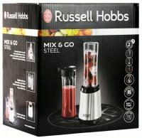 Blender kielichowy Russell Hobbs Mix & Go Steel 300 W srebrny 23470-56