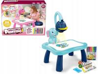 PROJEKTOR NAUKA RYSOWANIA DLA DZIECI WYMIENNE OBRAZKI FLAMASTRY