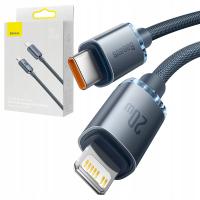 BASEUS высокоскоростной кабель USB-C - Lightning 20 Вт сильный плетеный кабель 2 м