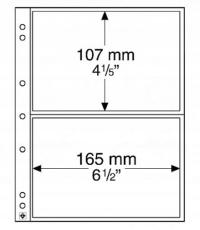 КАРТА СТРАНИЦА LEUCHTTURM NUMIS 2C НА 2 БАНКНОТЫ