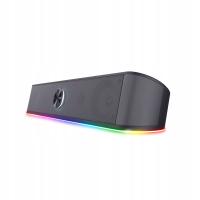 ЗВУКОВАЯ ПАНЕЛЬ КОМПЬЮТЕРА ПК RGB LED 12W GAMING STEREO
