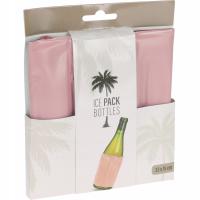 RĘKAW CHŁODZĄCY NA BUTELKI TWORZYWO SZTUCZNE ROZMIAR 33 X 15 CM RÓŻOWY