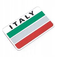 Włoskie naklejki Flaga narodowa Samochody