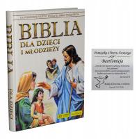 BIBLIA DLA DZIECI PREZENT CHRZEST I KOMUNIA GRAWER dla dzieci i młodzieży