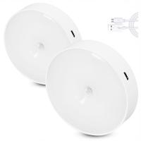 Lampka Nocna Bezprzewodowa Lampa LED Czujnik Ruchu Zmierzchu Akumulatorowa