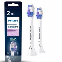 KOŃCÓWKI DO SZCZOTECZKI PHILIPS SONICARE S2 SENSITIVE BIAŁE 2 SZTUKI