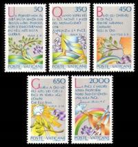 Watykan 1986 Mi 889-93 ** Jan Paweł II Papież