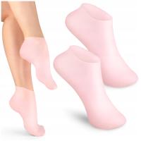 Silikonowe skarpetki na spękane pięty regenerujące pięty do zabiegów