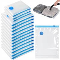 Вакуумные пакеты для одежды льняные сумки, набор из 15 штук, 2 размера