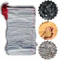 Worki Polipropylenowe z zaciągiem 50x80 30KG na Węgiel Gruz Zboże 50szt PP