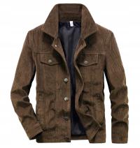 MODNA KURTKA MĘSKA WIOSENNA JESIENNA PILOTKA SZTRUKSOWA