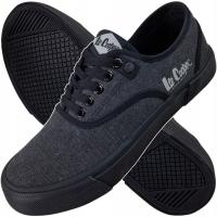 Мужские кроссовки Lee Cooper, черные удобные стильные кроссовки, обувь 2150 м 44