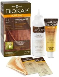 BIOKAP NUTRICOLOR 7.4 каштановый блонд 140мл