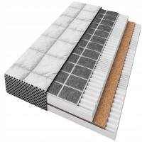 Матрас гречневая пена кокос Aero PREMIUM LUX 120x60 x12cm Зональный модульный