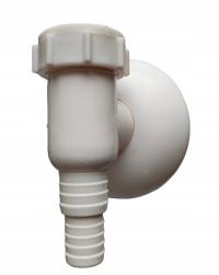 Syfon pralkowy odpływ pralki zmywarki BIAŁY zawór zwrotny s033