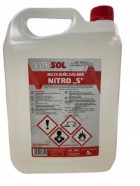 Rozcieńczalnik Nitro S Laksol 5000 ml z rękawicami nitrylowymi