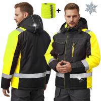 Kurtka FORINT kurtka robocza zimowa męska ocieplana bhp YELLOW