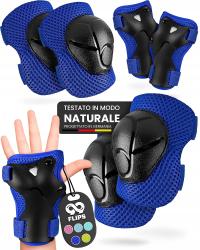 OCHRANIACZE DLA DZIECI NA ŁYŻWY ROLKI ZESTAW NA ŁOKCIE KOLANA RĘCE WYGODNE