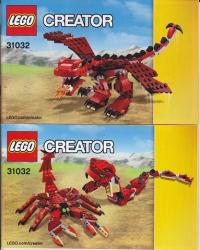 LEGO Creator Instrukcja 31032 Red Creatures