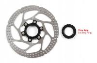 Tarcza hamulcowa CLARKS C-CL-160mm Centerlock Pierścień dla Thru Axle Srebr