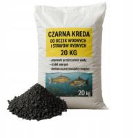CZARNA KREDA DO OCZKA WODNEGO I STAWU Z RYBAMI 20 KG LEPSZA NIŻ BIAŁA