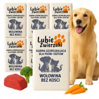 Mięso Surowe Mrożone Karma dla Psa Mokra Wołowina BEZ KOŚCI BARF 10kg