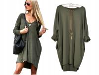 Туника платье хлопок туника туба карманы модная туника 488