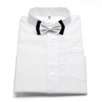 KOSZULA CHŁOPIĘCA BIAŁA Z DŁUGIM RĘKAWEM I MUSZKĄ Z BAWEŁNY CM