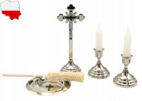 КОМПЛЕКТ ИЗ СЕРЕБРА-БОЛЬШОЙ !! - ТРАДИЦИОННЫЙ НАБОР ПАСЫНКА СПРИНКЛЕРНОЙ КРЕСТ