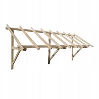 Daszek nad drzwi - Opole 310 Zadaszenie drzwi Okien Balkonu Drewniany Sosna