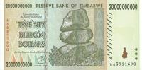 Zimbabwe - 20 000 000 000 Dollars - 2008 - P86 - St.1