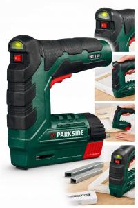 Zszywacz Akumulatorowy Gwoździarka PARKSIDE PAT 4 + Zszywki i Gwoździe 4v