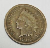 USA 1 cent 1905 Indian Head