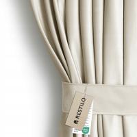 RESTILO велюровая занавеска плюс пояс upi wave Tape multi 140x245 светло-бежевый
