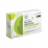 Aura Care MŁODY GENIUSZ Poprawa pamięci i koncentracji Bez GMO 60 kapsułek