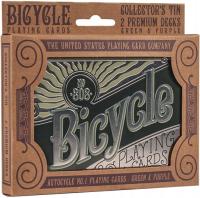 Karty do gry Bicycle: Retro Tin Gift Set