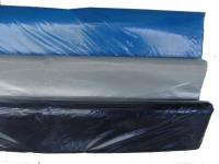 WORKI NA GRUZ NA ŚMIECI GRUBE FOLIOWE 120 L CZARNE - 50 SZT