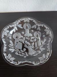 SZKLANA ŚIWĄTECZNA PATERA WALTHER GLAS