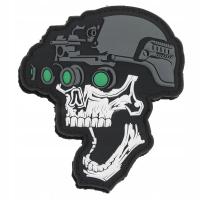 Naszywka na Ubranie z Rzepem Morale Patch Sił Specjalnych Noktowizor Biała