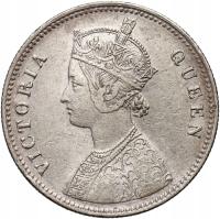 #B08# Indie Brytyjskie, Wiktoria, rupia 1862